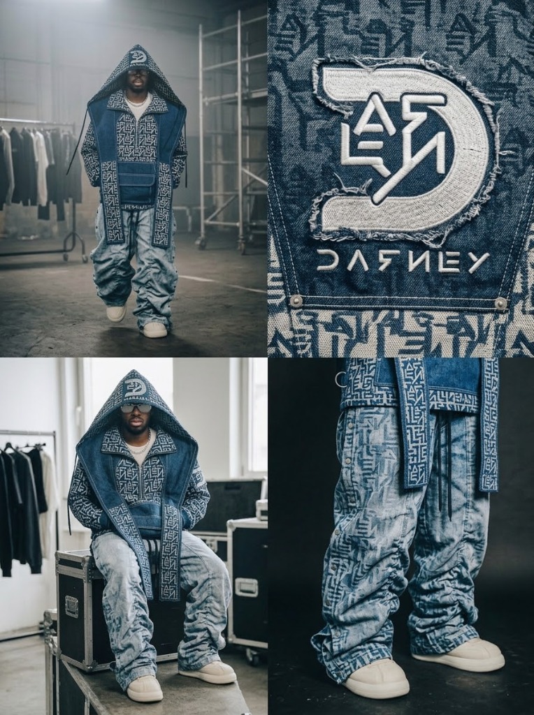 Darnley Pointed Monogram Hood Flight Case Editorial