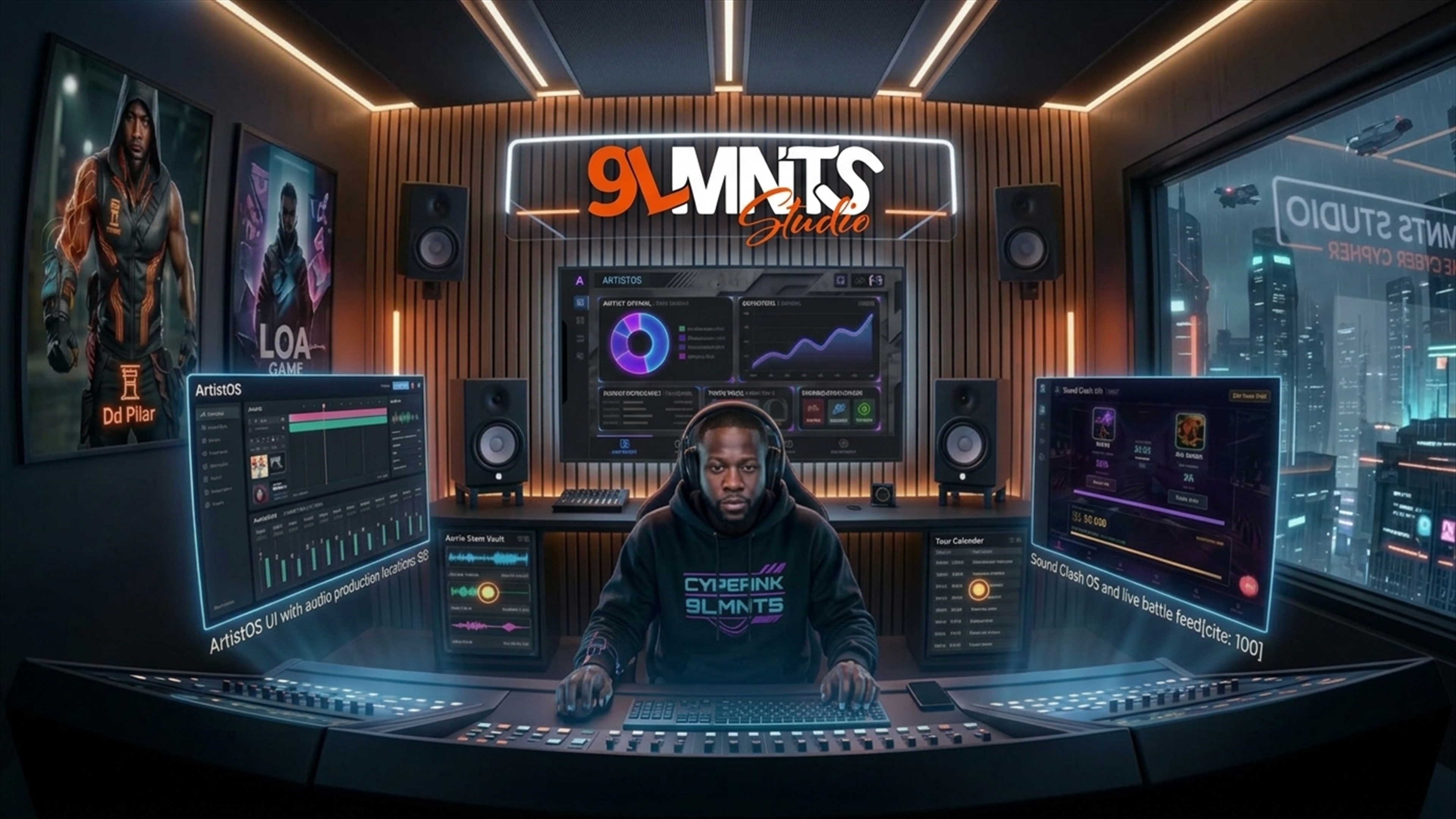 9LMNTS Cyber Cypher Immersive 4K Studio