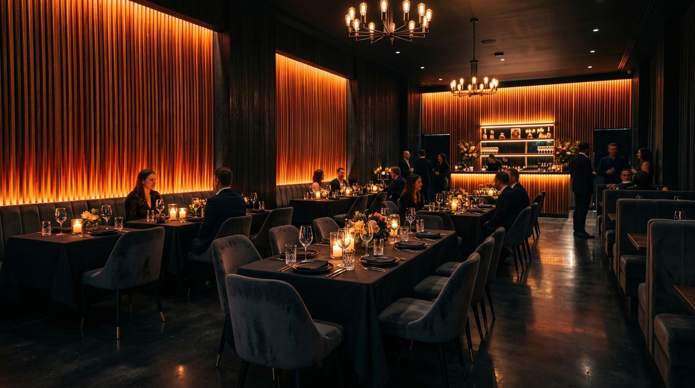 Private Dining Reception Showcase